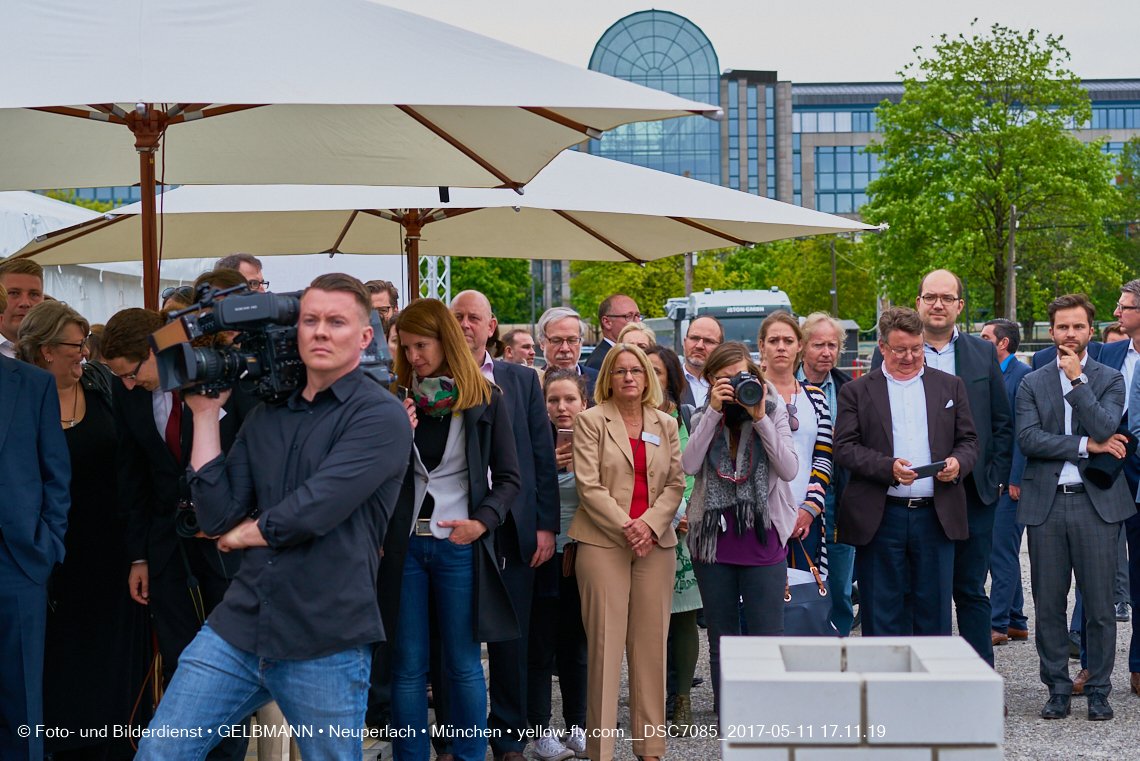 11. Mai 2017 - Grundsteinlegung für die LOGE und dem Kulturquadrat in Neuperlach